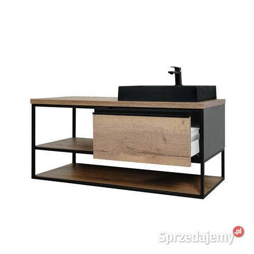 Szafka pod umywalkę 1401s z blatem wisząca loft 60cm Biłgoraj