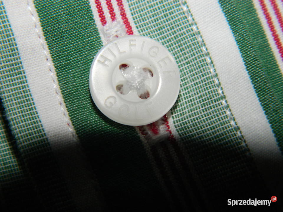 Tommy Hilfiger golf koszula w paski M Trzebinia