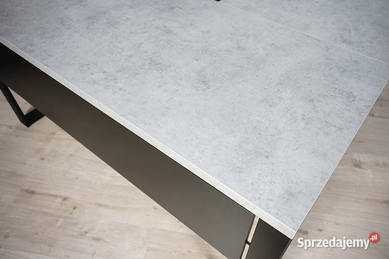 Biurko narożne lewe LOFT Beton Jasny 160 Biłgoraj sprzedam