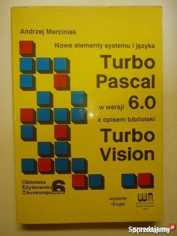 TURBO PASCAL 60 TURBO VISION MARCINIAK ANDRZEJ Katowice