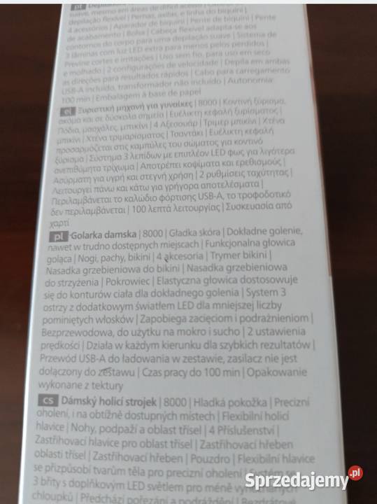 Golarka damska Philips Smooth Pozostałe Pozostałe zachodniopomorskie Koszalin