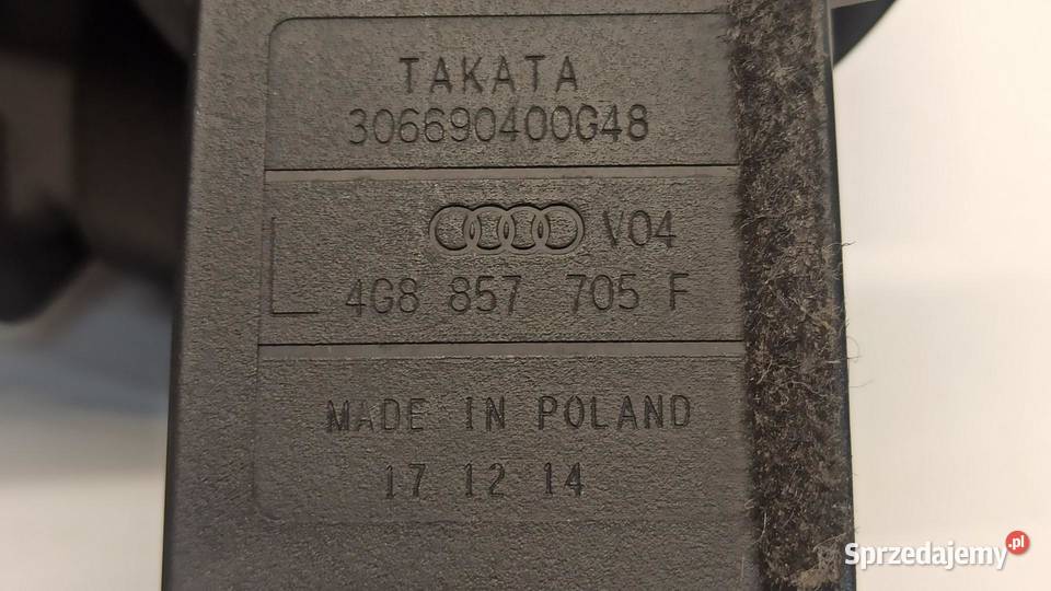 AUDI A6 C7 KOMPLET PASÓW PRZÓD TYŁ 4G8857705F osobowe Amortyzatory