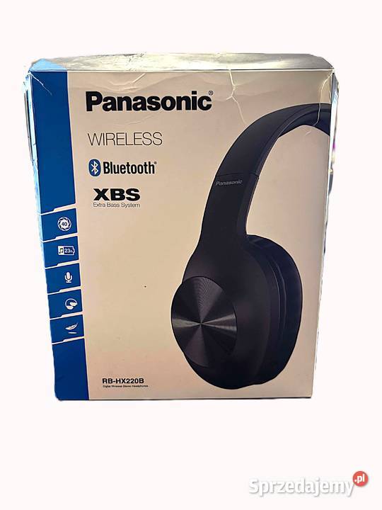 Słuchawki bezprzewodowe nauszne Panasonic Audio warmińsko-mazurskie Elbląg sprzedam