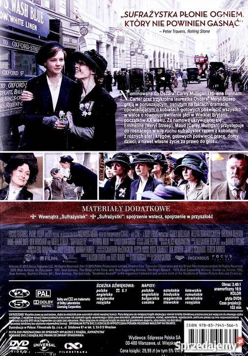 SUFRAŻYSTKA MERYL STREEP wielkopolskie Kalisz