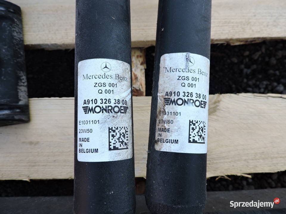 Belka oś zawieszenia tył amortyzatory resory dostawcze Myszków