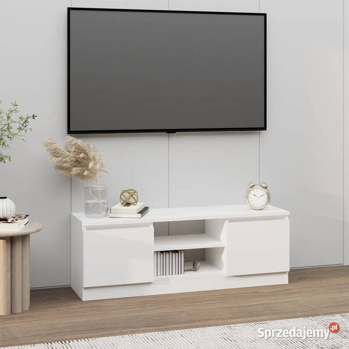 Szafka pod TV z drzwiczkami biała 102x30x36 Warszawa sprzedam