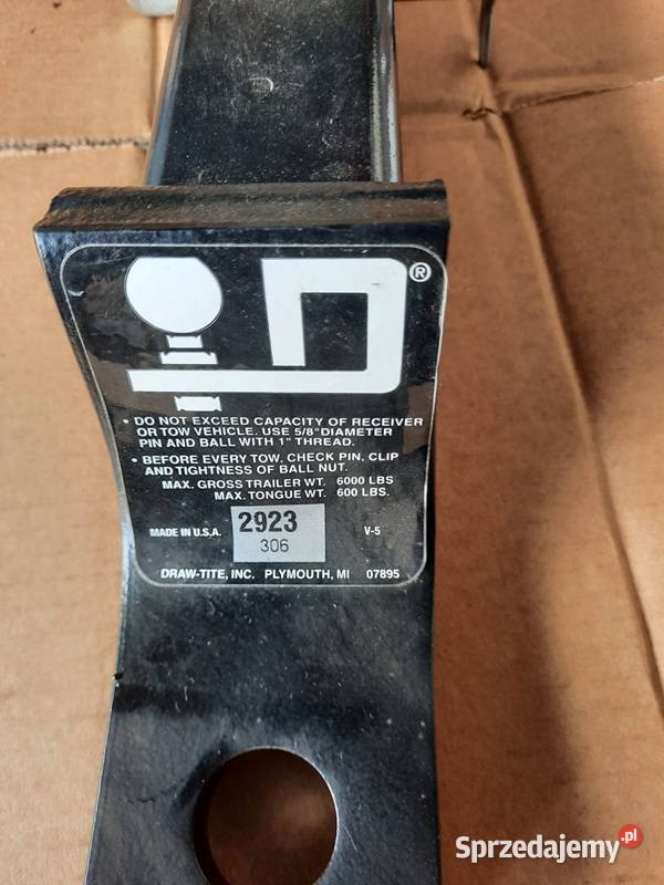 Hak holowniczy adapter USA do aut 2 cale Andrespol