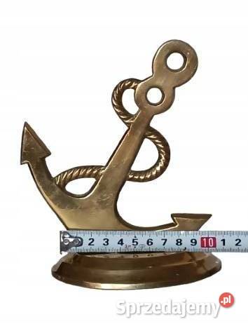 Mosiężna Kotwica Marynarska Ozdoba Kominka Rzeszów