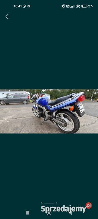 Suzuki GS z klatką pod treningi Luboń