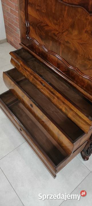 Ekskluzywna sekretera biedermeier antyk lubuskie
