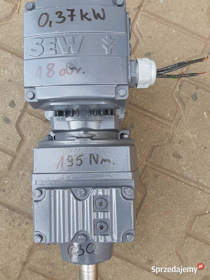 Motoreduktor 037 kW18 obr wielkopolskie