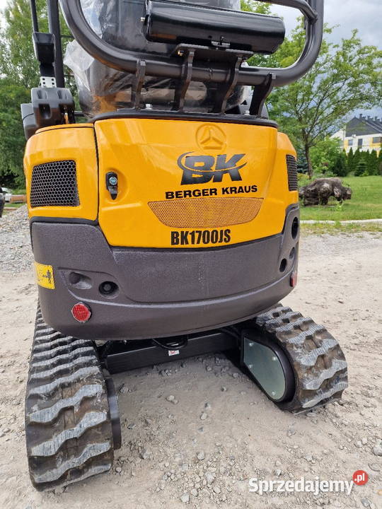 Mini Koparka Berger Kraus BK1700JS z osprzętem