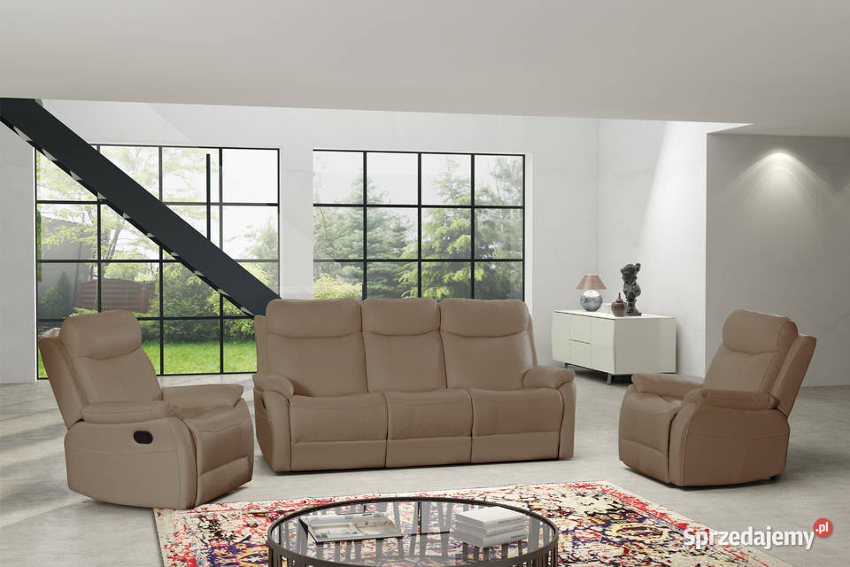 Zestaw Wypoczynkowy z Relaxem Miękki Wygoda Warszawa sprzedam