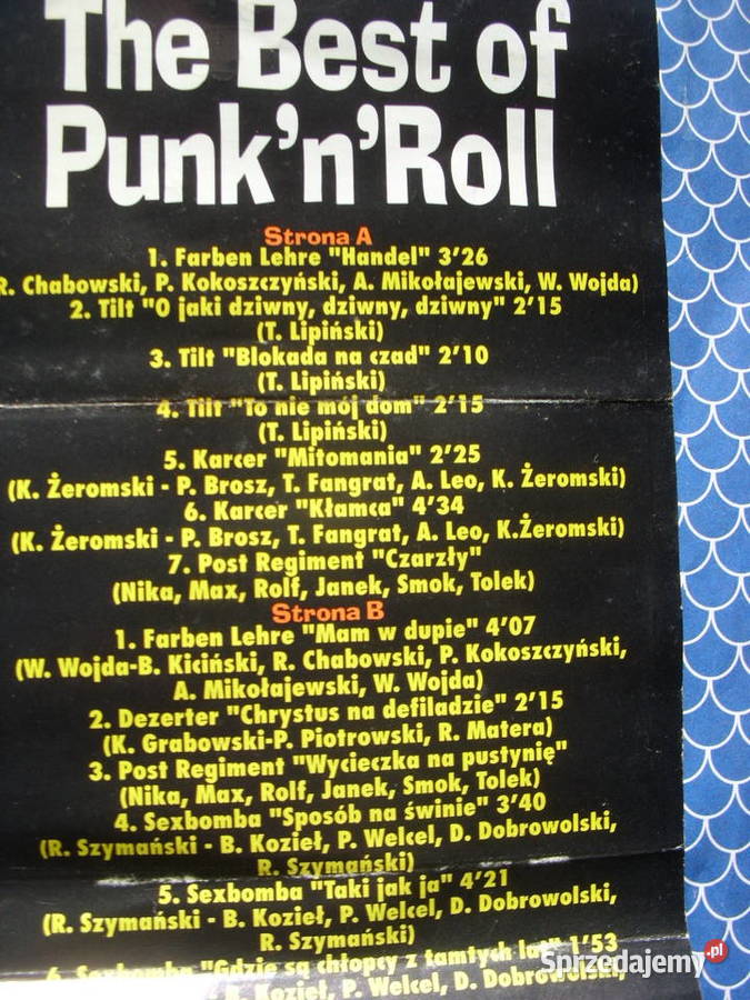 Kaseta THE GEST OF PUNKNROLL1993 kaseta dolnośląskie Wołów