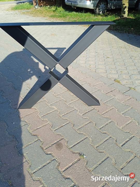 Nogi stołu loft industrial z belką pomorskie Tuchomie