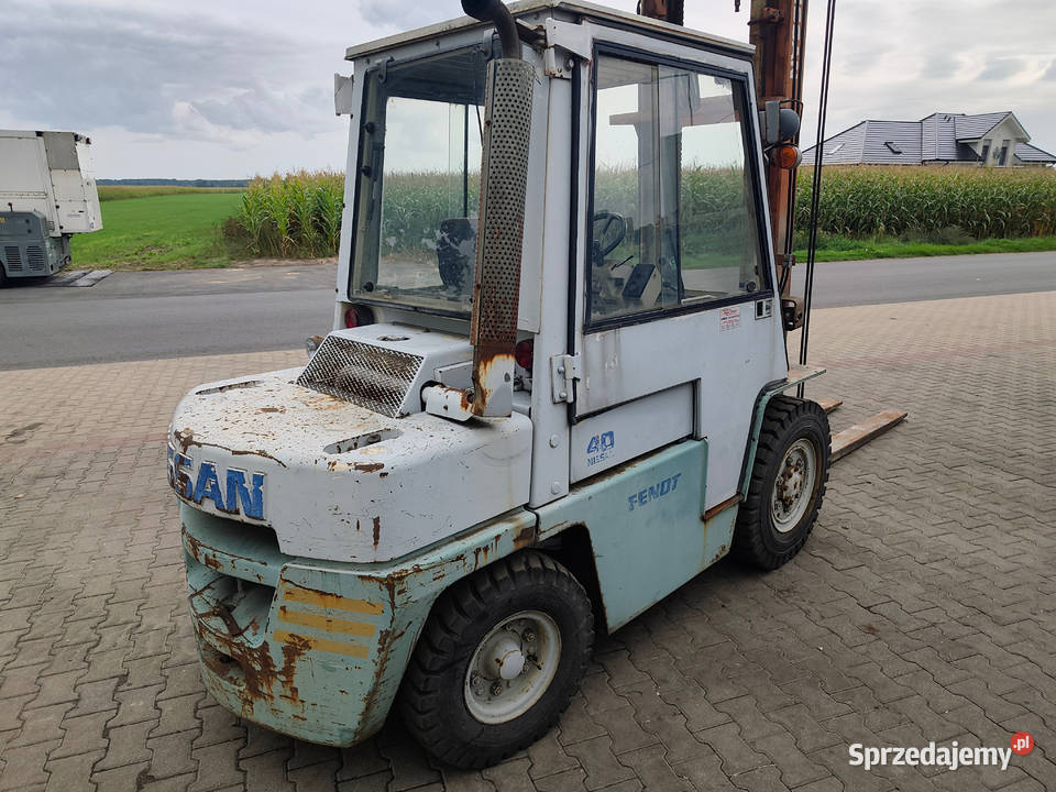 Wózek widłowy Diesel Nissan WF03A33U 1990r wielkopolskie Strzyżew