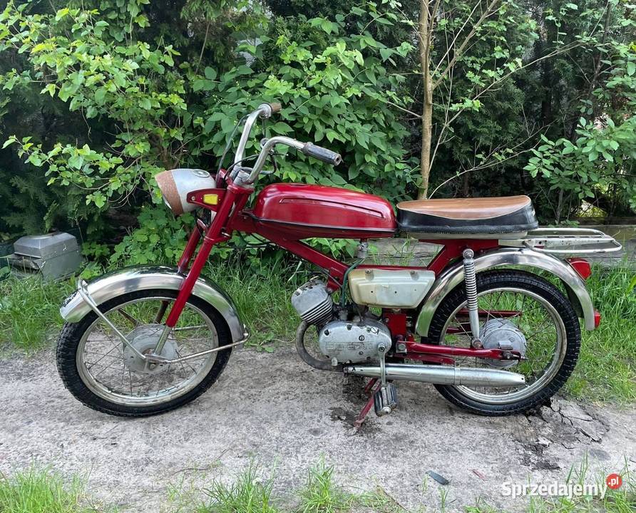 Motorower Wierchowina czerwony Biała Podlaska