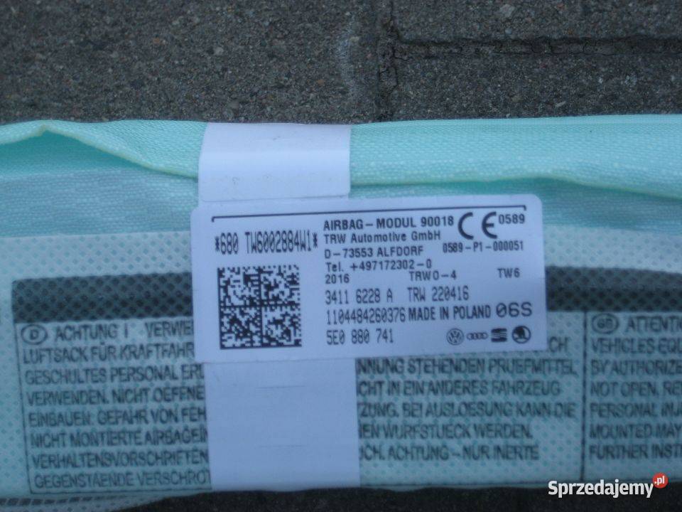 skoda octavia iii 3 kombi 12 poduszka powietrzna wielkopolskie