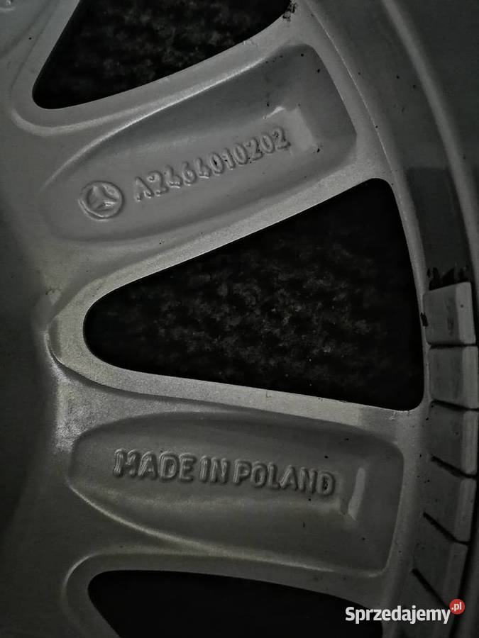 Kola aluminiowe Mercedes OE 20555r16 A2464010202