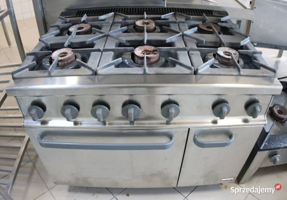 Kuchnia gazowa 6palnikowa z piekarnikiem gazowym Gastronomia Pszczyna