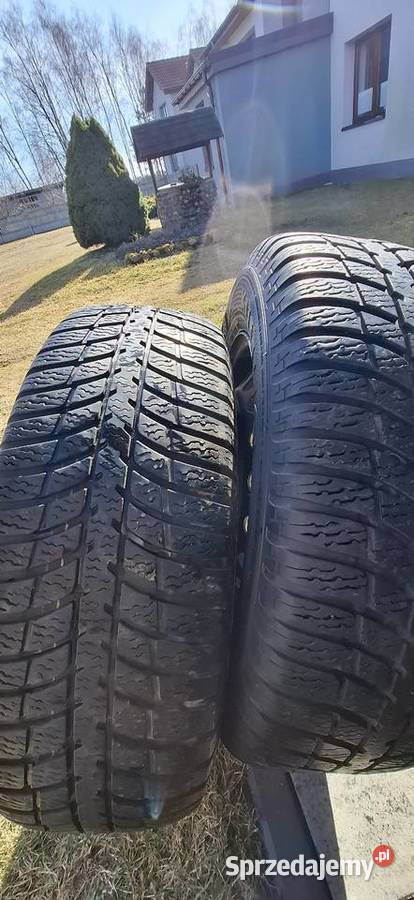 Sprzedam Opony Zimowe z felgą Stalową V do 240 km/h sprzedam