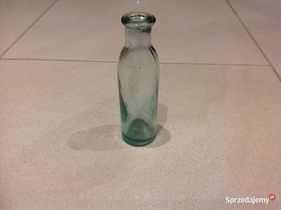 Mała Szklana Buteleczka Apteczna Niemiecka STARA Nowa Sól