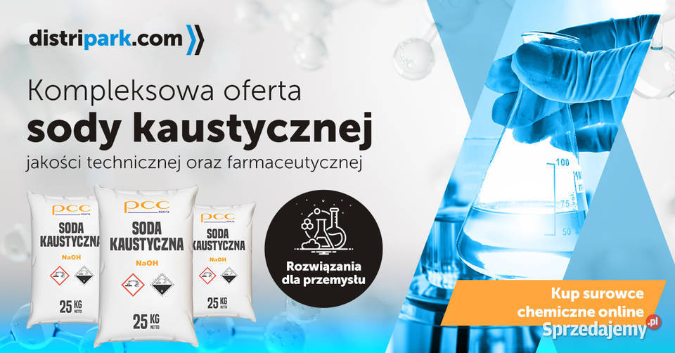Soda Kaustyczna 25 wodorotlenek sodu NaOH 98 Białystok
