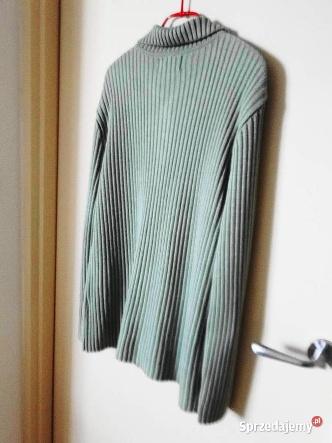 Oliwkowy kardigan 4042 na suwak 2 kieszenie Rozpinane  Warszawa