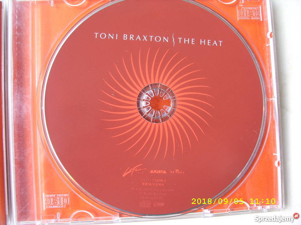 POP TONI BRAXTONThe heart plyta CD dolnośląskie Wołów