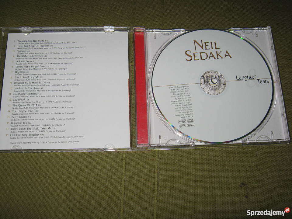 CD Neil Sedaka Laughter and Tears