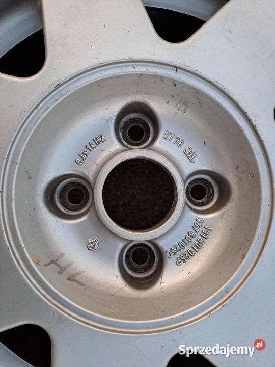 VW Golf 2 II felgi aluminiowe 6Jx14H2 ET38 Samochodowe Myślibórz
