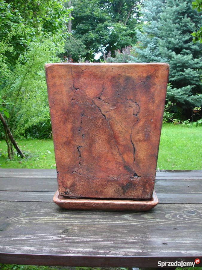 Sprzedam ceramiczną donicę spodek 40 x 31 Jelenia Góra