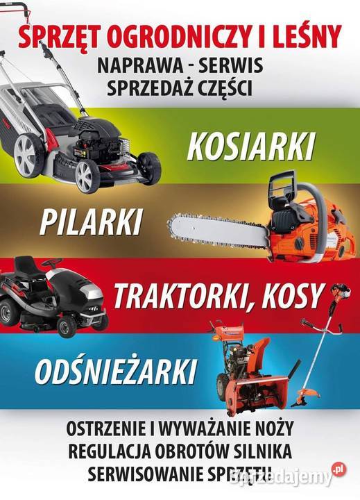 Naprawa Sprzętu ogrodniczego budowlanego Wałcz