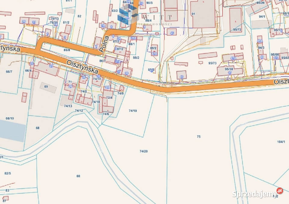 Działka 11580m Ostróda Olsztyńska