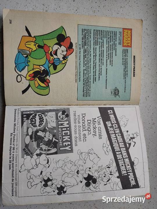 Stary komiks 1982 Mickey Parade 31 Disney Kościan