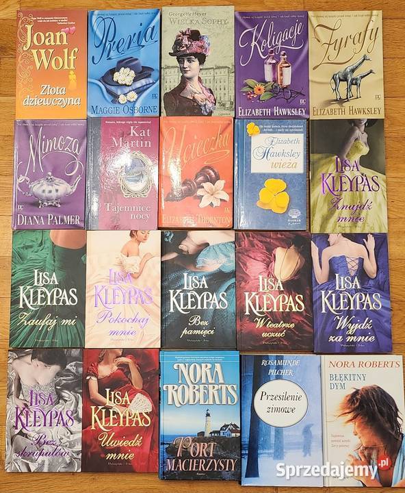 Zestaw 70 książek różnych autorów Warszawa