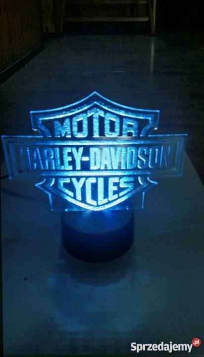 Lampka led 3d Harley Davidson Motor przezroczysty Czechowice-Dziedzice
