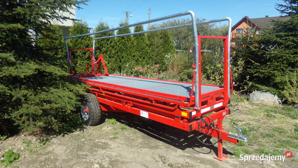 PRZYCZEPA DO ZBIORU OWOCÓW PLATFORMA SADOWNICZA łódzkie Łowicz