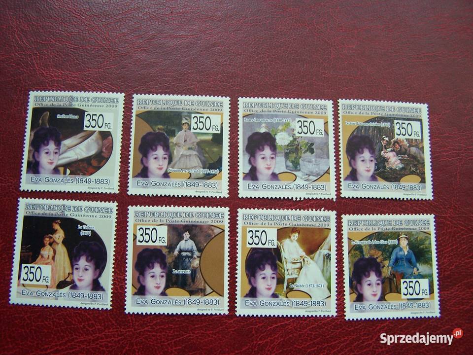 Gwinea 2009 MNH Sztuka Malarstwo Eva Gonzales Filatelistyka Tychy