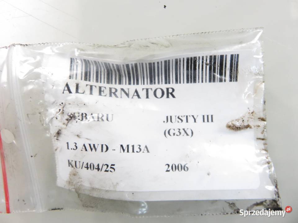 ALTERNATOR SUBARU JUSTY G3X 13 sprzedam