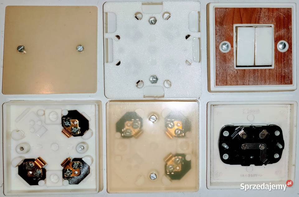 OSPEL Wyłącznik ŁĄCZNIK ŚWIECZNIKOWY PODWÓJNY 2 Włączniki i ściemniacze Inowrocław