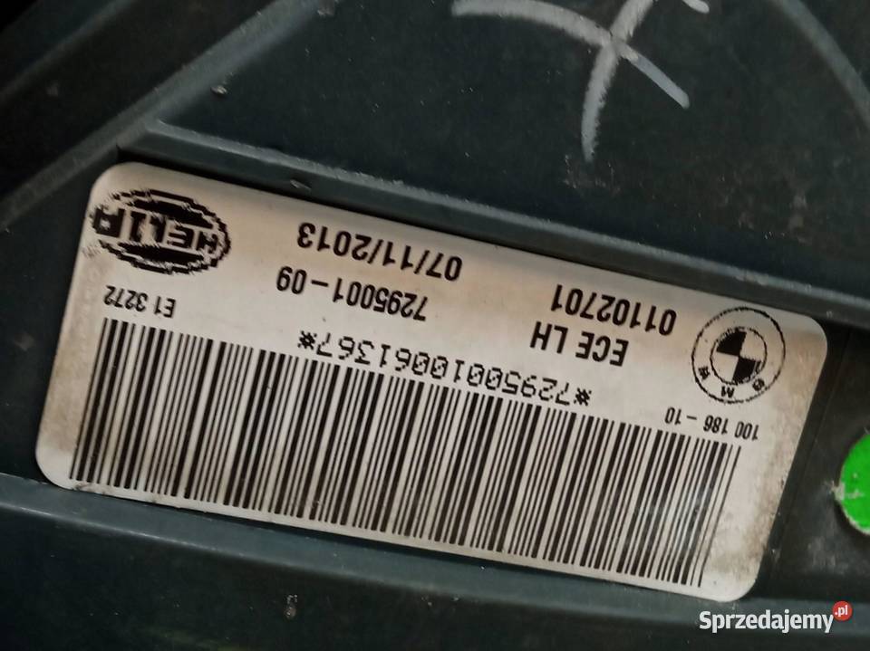 LAMPA TYŁ LEWA EUROPA 7295001 Bmw X6 I 20092014 Rok produkcji 2013 świętokrzyskie