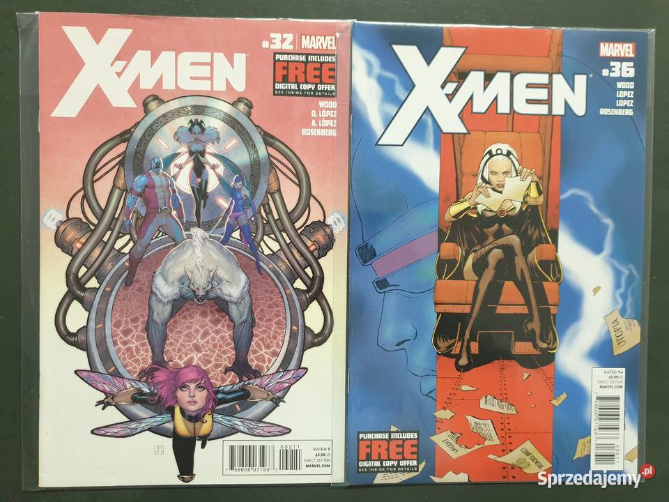 XMen 7 oryginalnych komiksów Marvel USA Gdynia