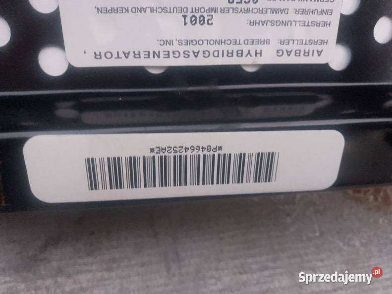 CHRYSLER PT CRUISER PODUSZKA POWIETRZNA AIRBAG warmińsko-mazurskie Milejewo