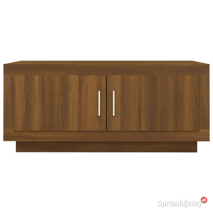 Stolik kawowy brązowy dąb 102x50x45 materiał Stoły Warszawa