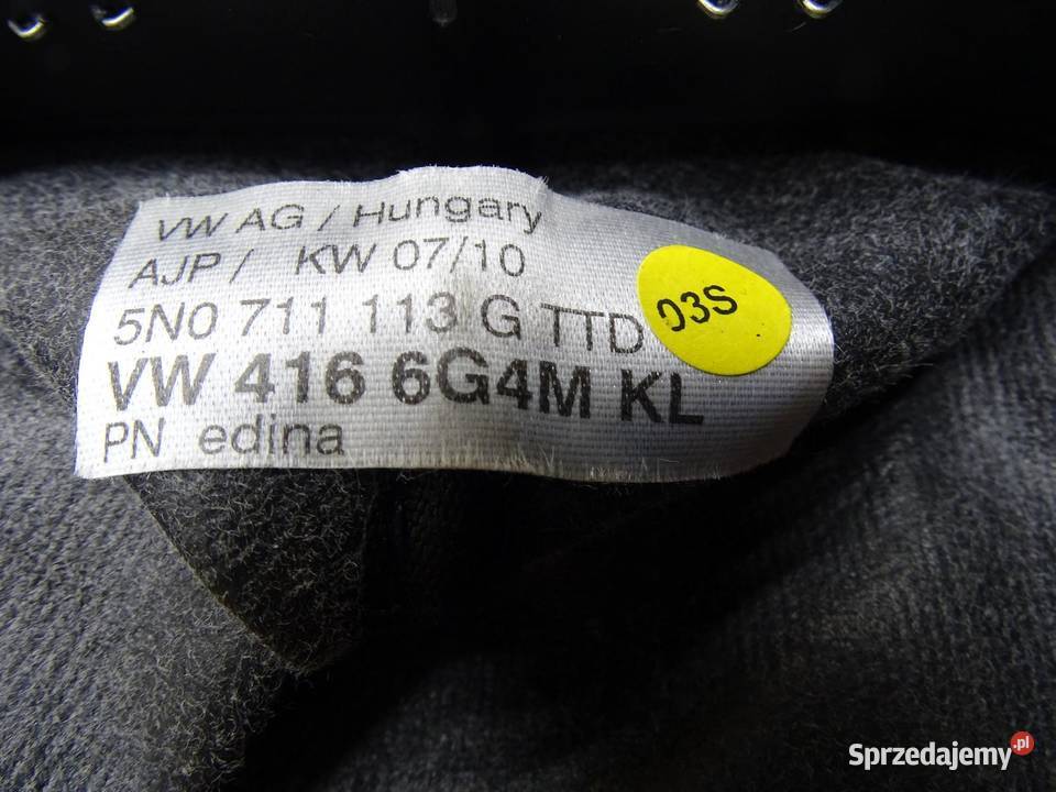 GAŁKA MIESZEK ZMIANY BIEGÓW 6B 5N0711113G VW małopolskie