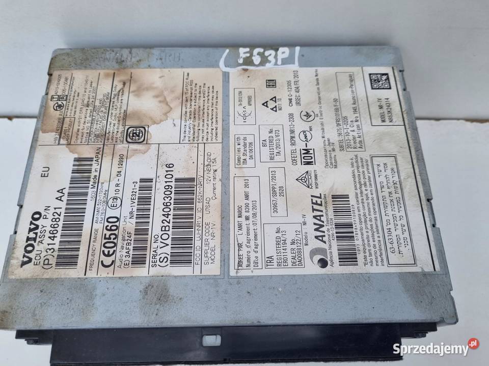 Volvo VOLVO V60 I S60 II V40 II CZYTNIK osobowe Chełm