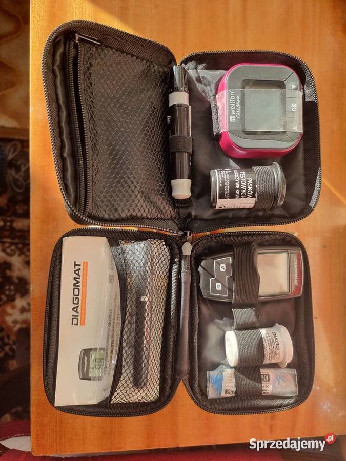 Glukometr Diagomat Wellion CALLA Light Pokrowiec Sprzęt medyczny Zdrowie Sosnowiec