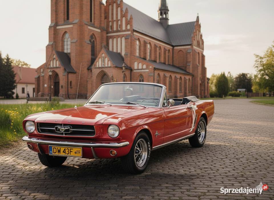 Ford Mustang 1965 kabrio auto Do Ślubu na wesele Konstantynów Łódzki