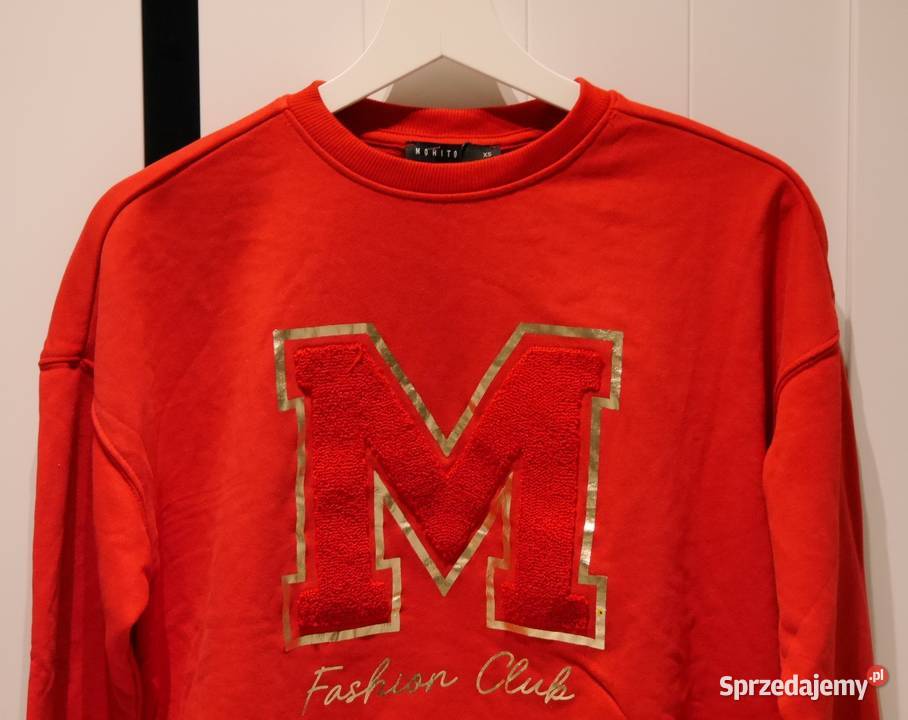 Mohito piękna krótka czerwona bluza 34 XS Wrocław